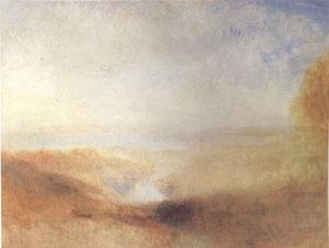 Joseph Mallord William Turner Landscape with Distant River and Bay (mk05) china oil painting image